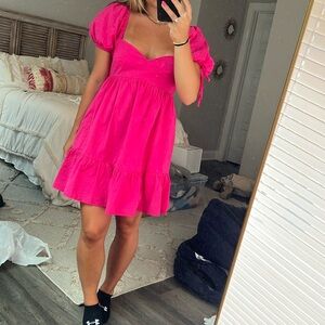 &Merci Pink Dress Size SmallRed Dress Boutique